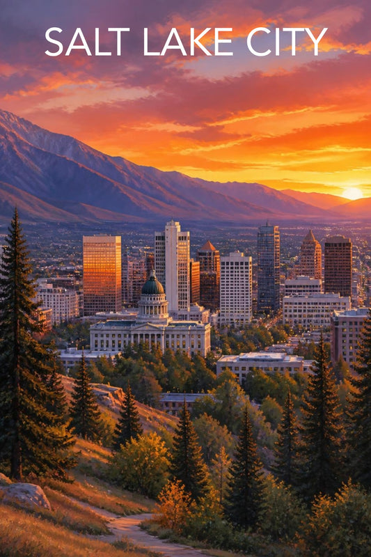 Salt Lake City Postcard