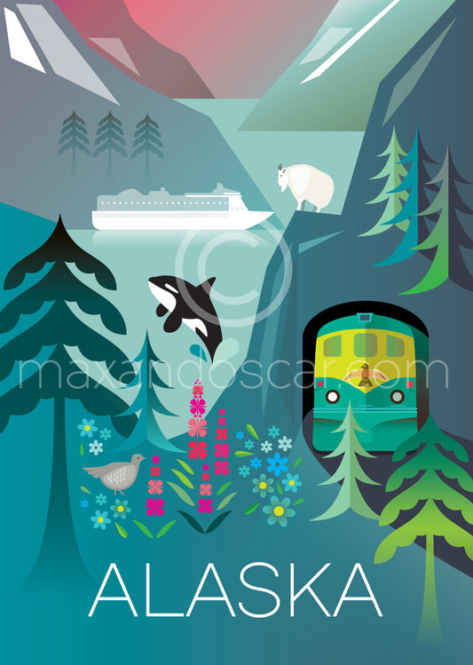 ALASKA POSTCARD