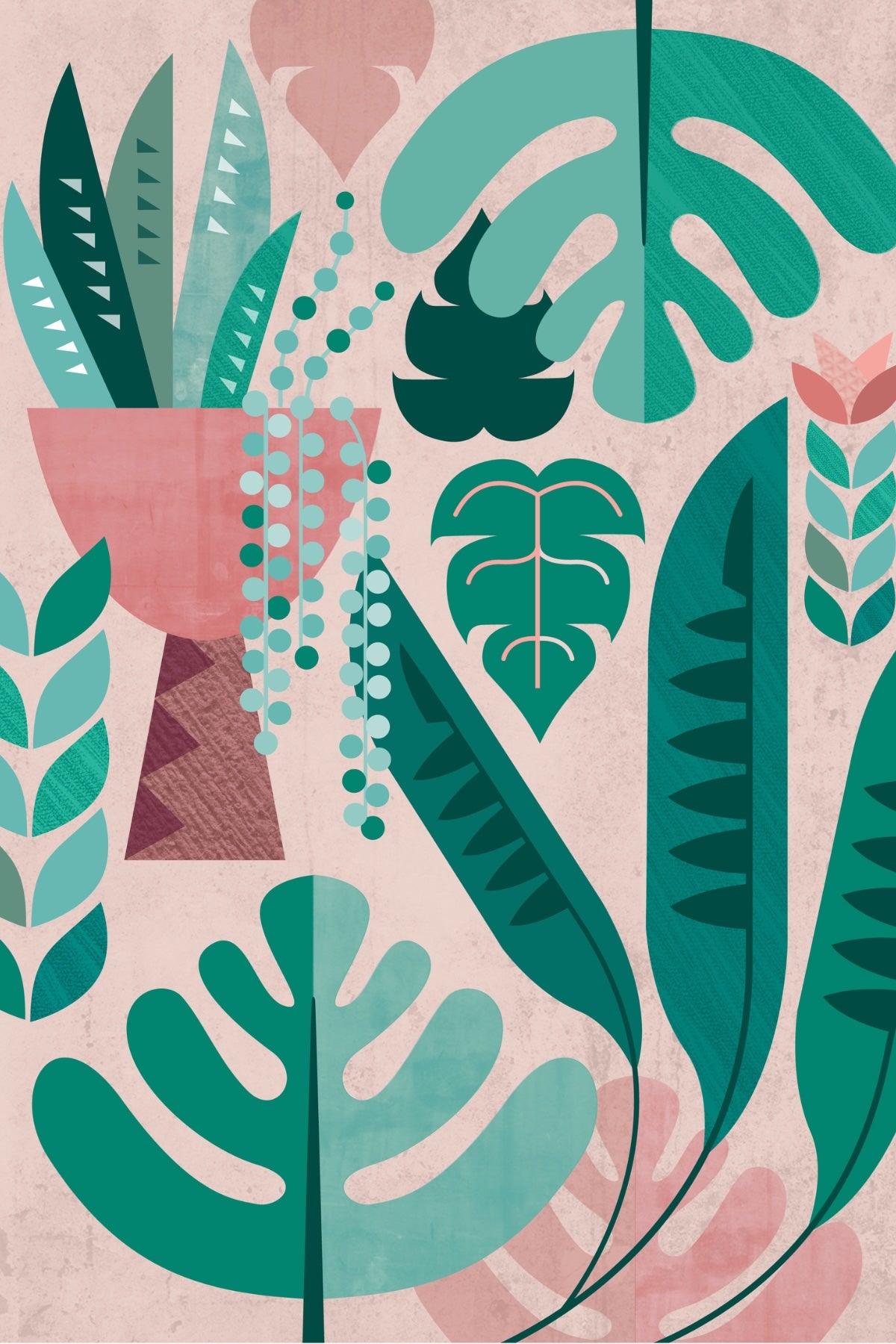 Dusky Botanical Postcard