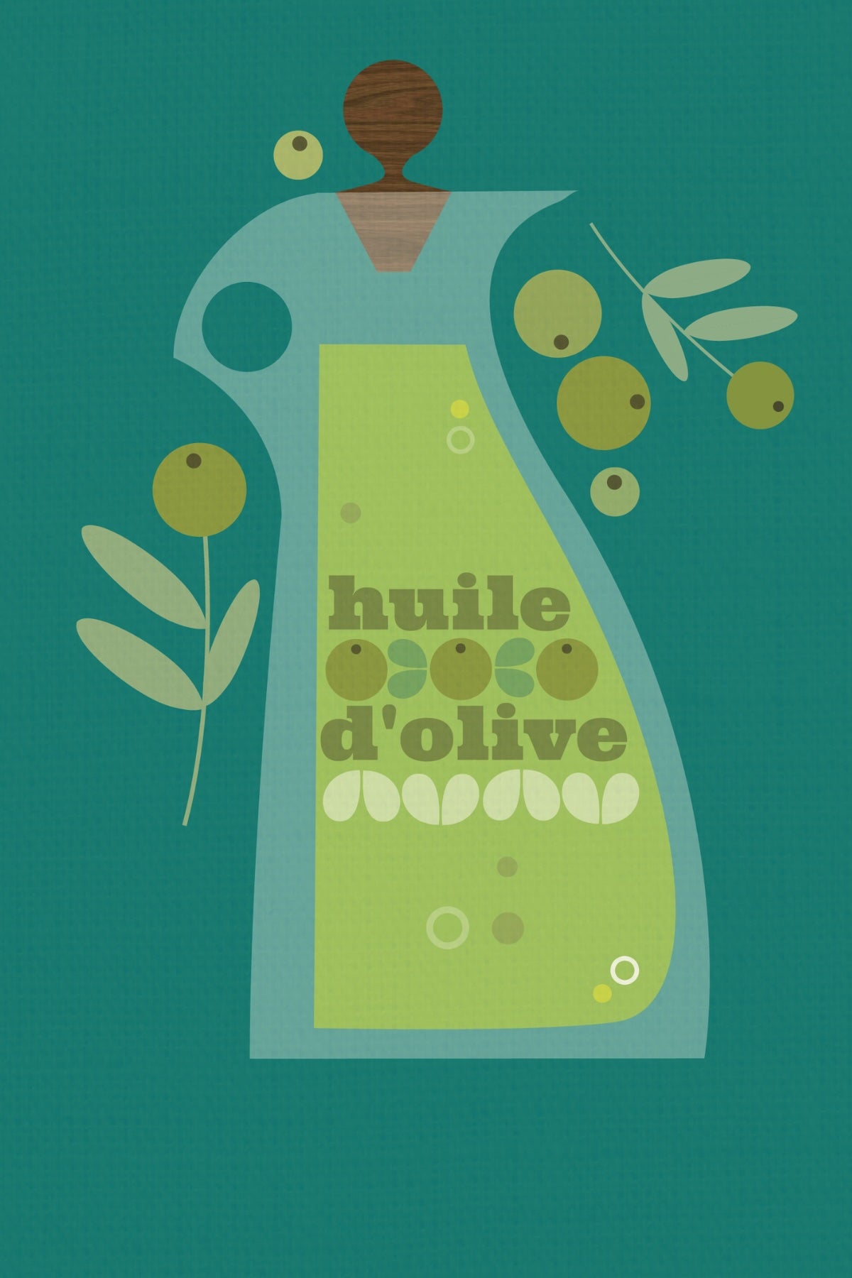 Huile d'Olive Postcard