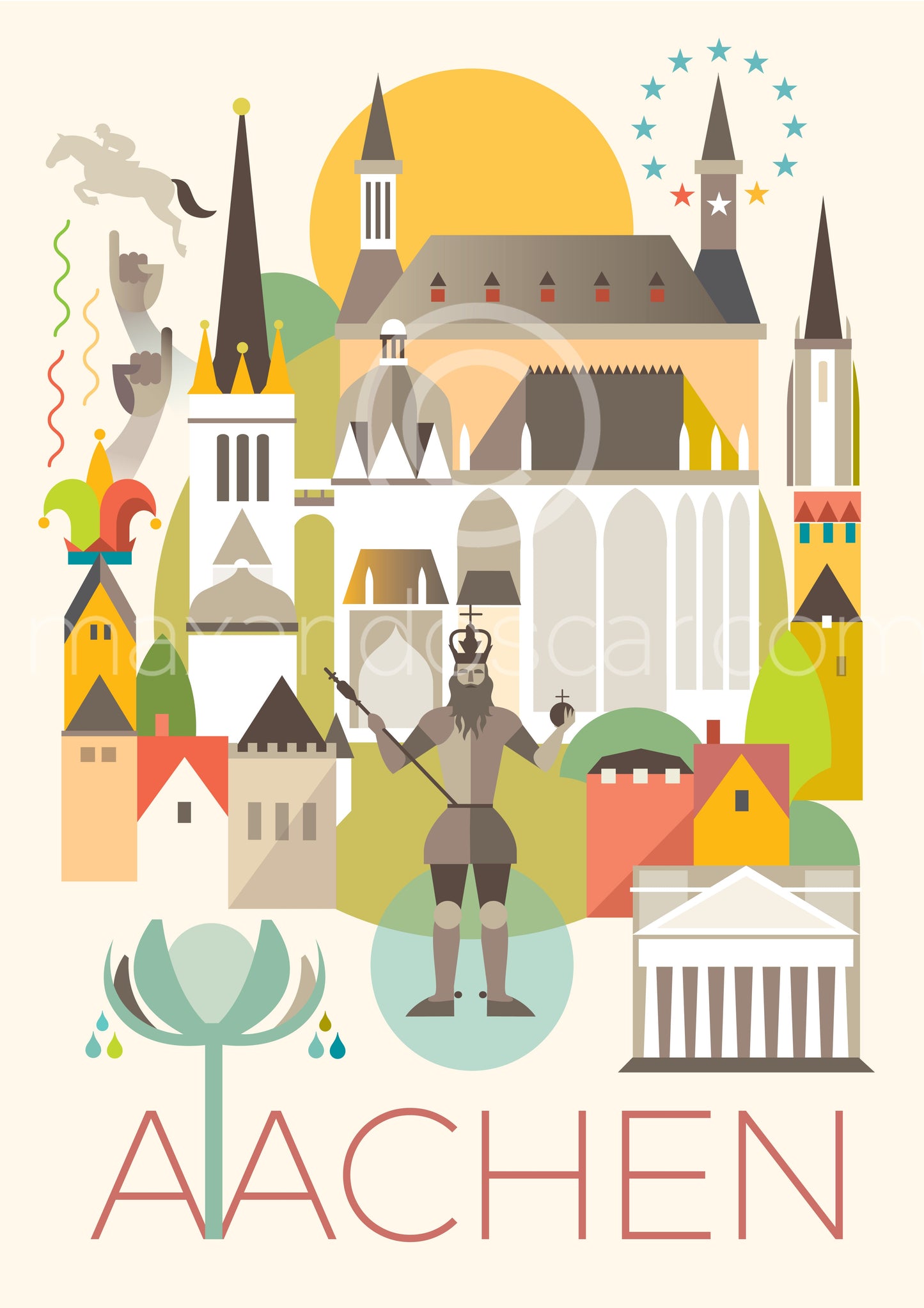 AACHEN POSTKARTE