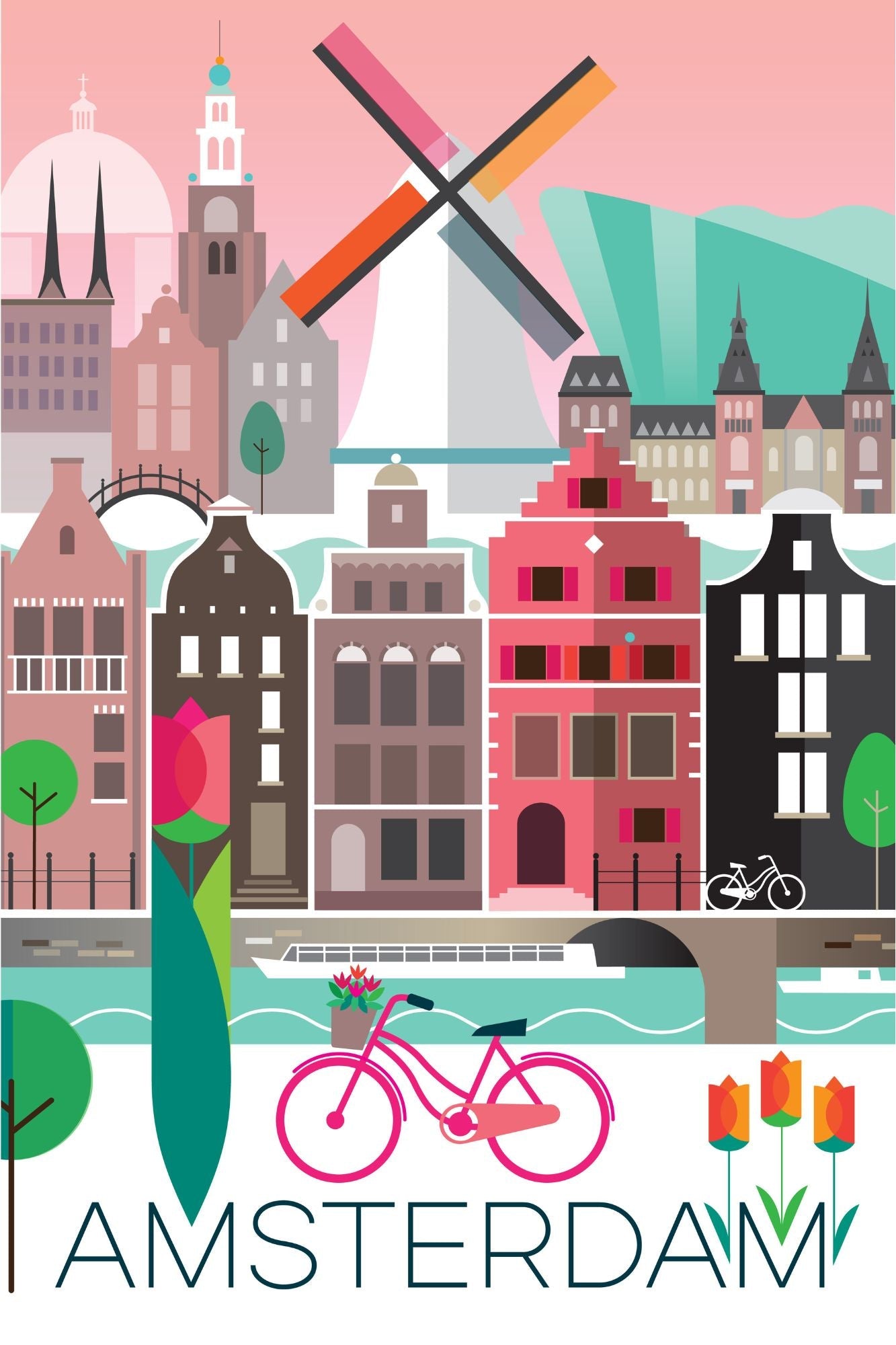 LTP - Amsterdam Postcard