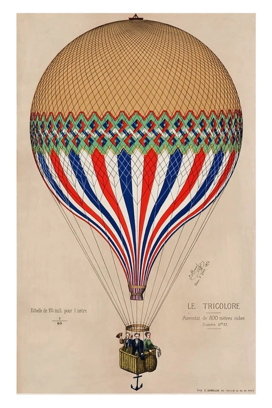 Ballon-Postkarte