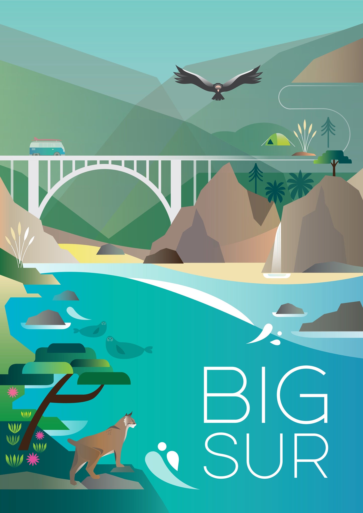 LTP - Big Sur Postcard