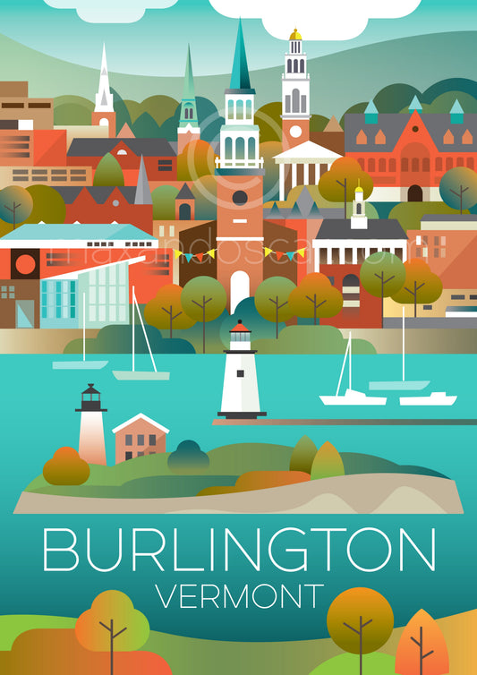 BURLINGTON, VERMONT POSTCARD