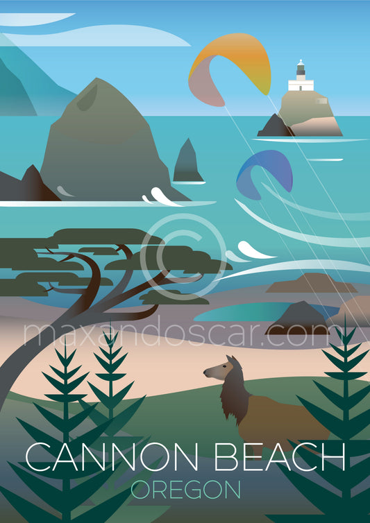 CANNON BEACH POSTKARTE