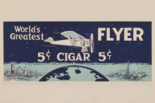 Flyer Cigar Vintage Advert