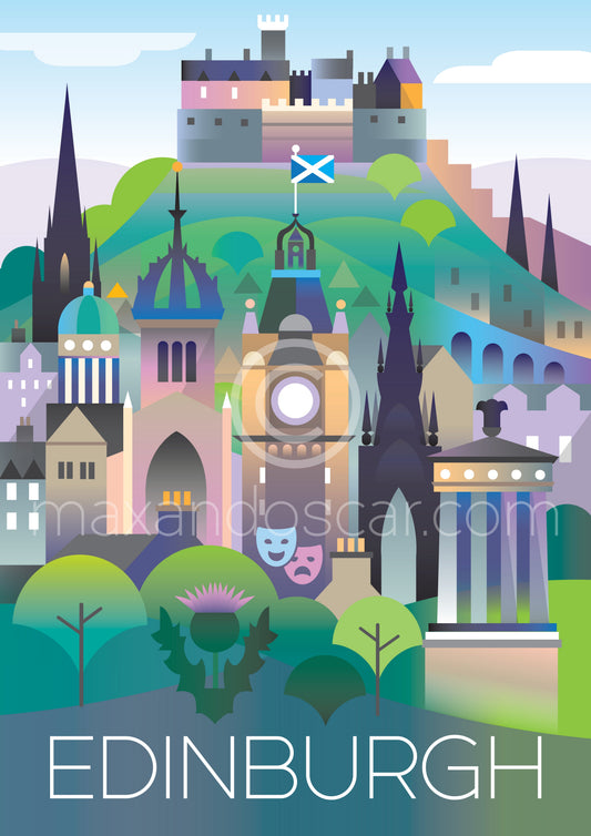 EDINBURGH-POSTKARTE