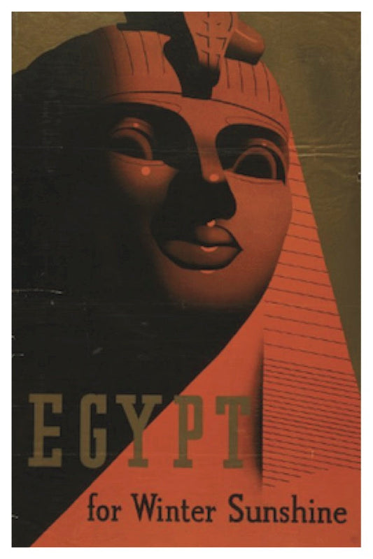 ÄGYPTEN FÜR WINTERSONNENSCHEIN POSTKARTE