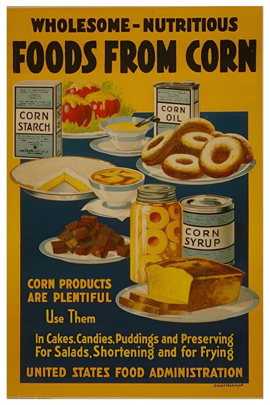 Foods From Corn Postal Card