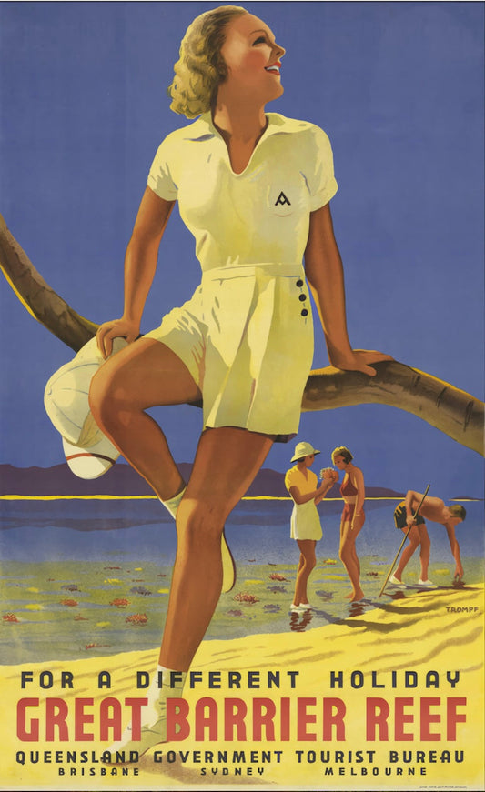 Australia Great Barrier Reef Vintage Postcard