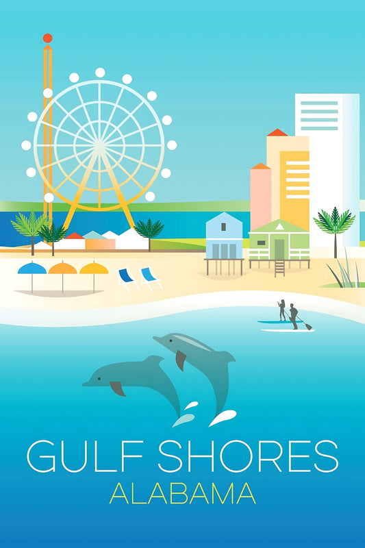 Gulf Shores, Alabama Postkarte