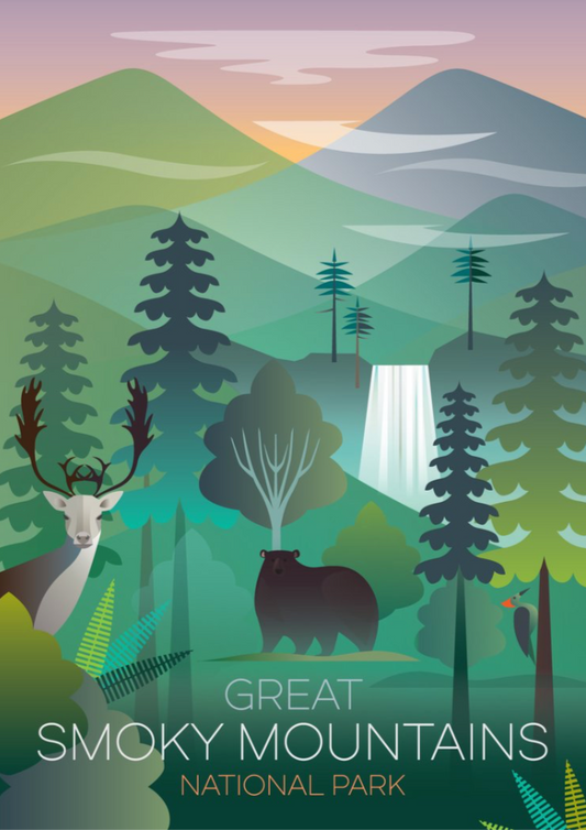 LTP - Smoky Mountains National Park Postcard