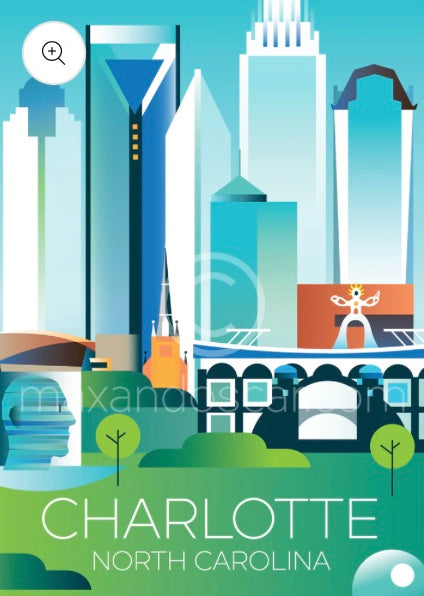 CHARLOTTE POSTKARTE