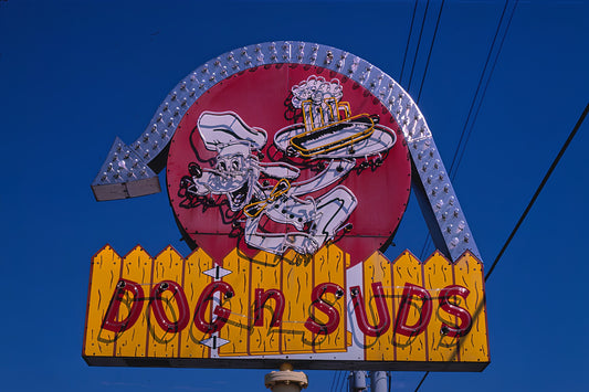 Dog n Suds Postal Card