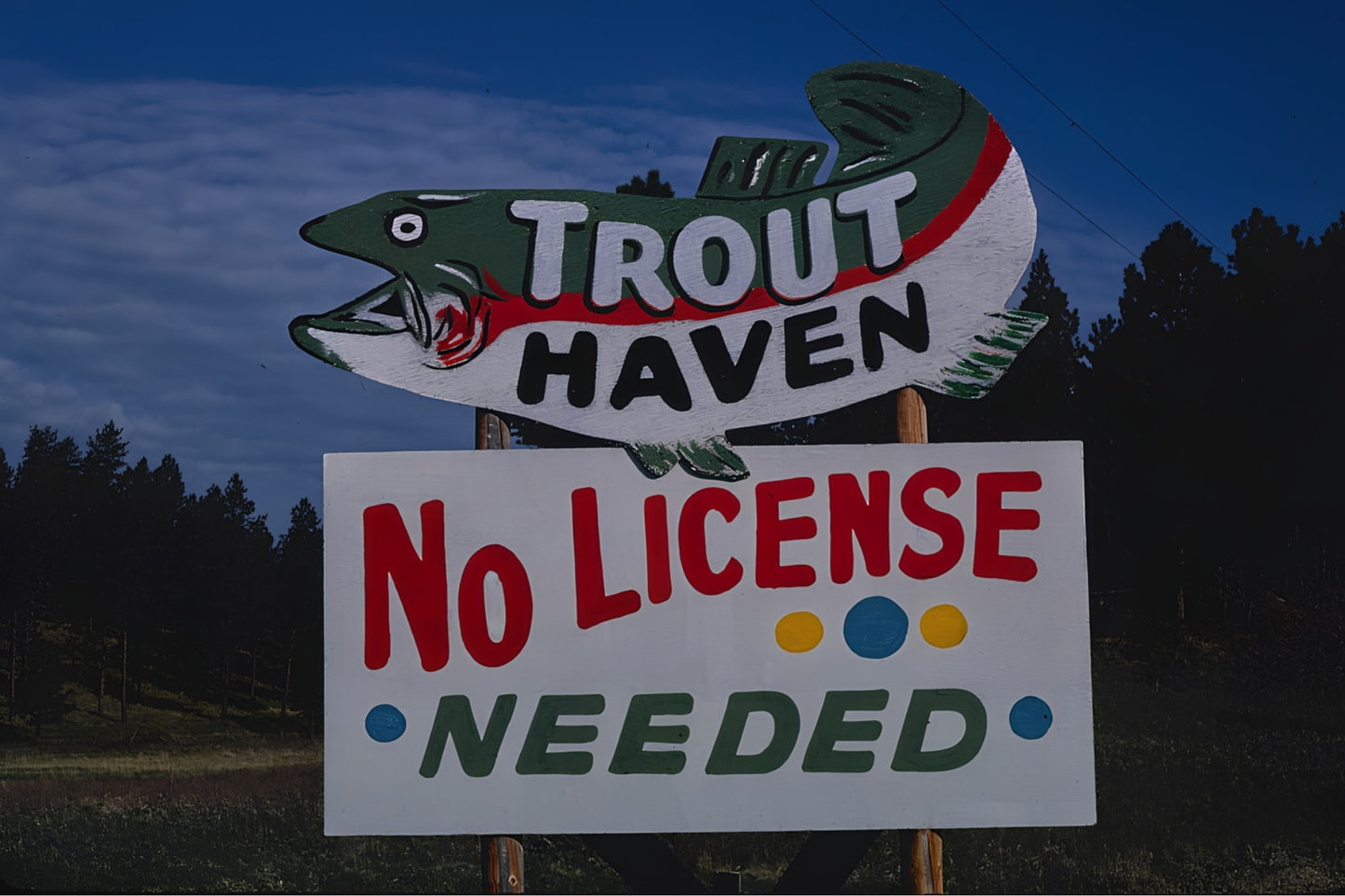 Trout Haven Postal Card