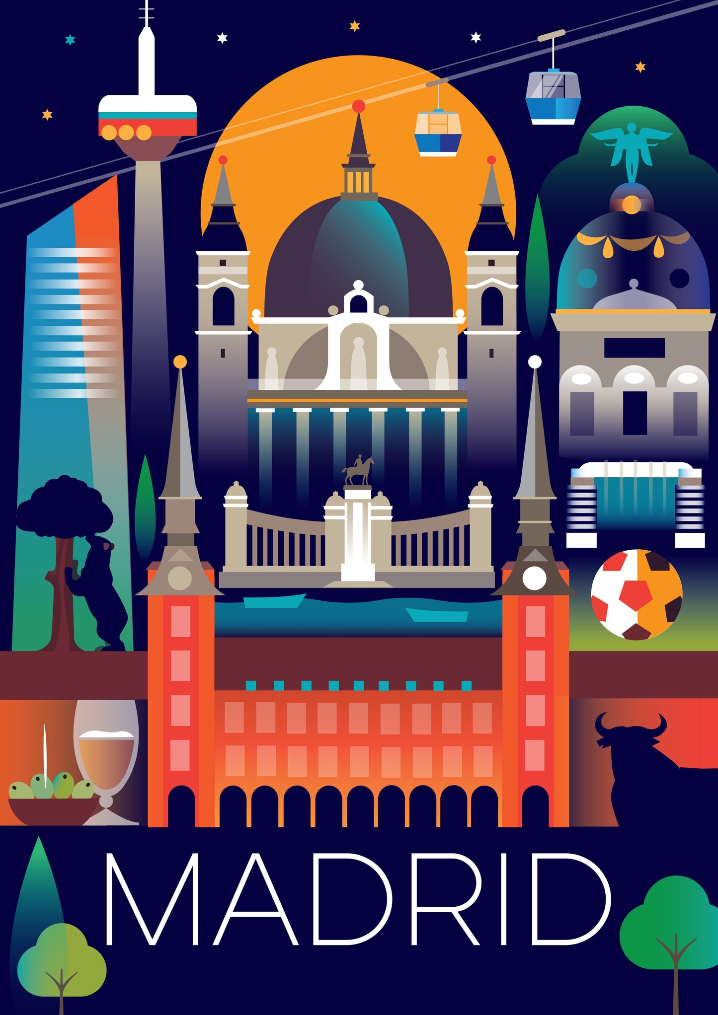 LTP - Madrid Postcard