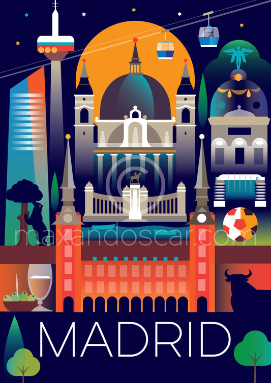 MADRID POSTCARD