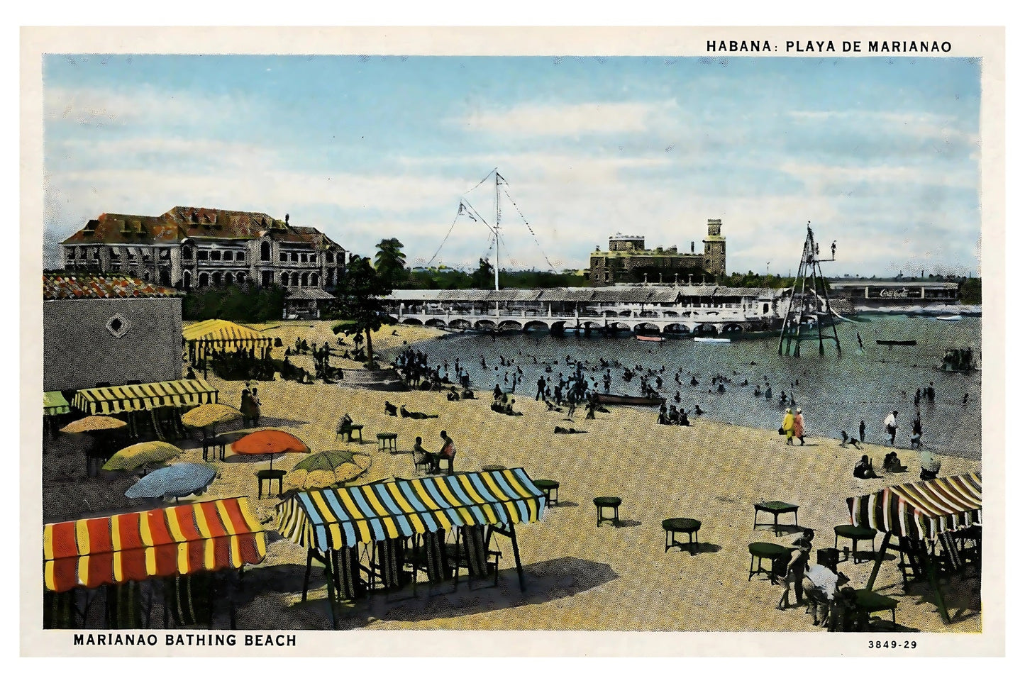 Havana Mariano Beach Postal Card