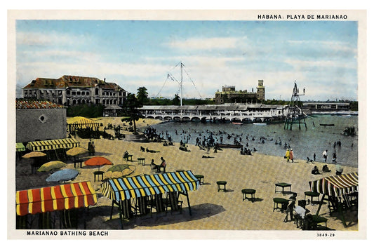 Havana Mariano Beach Postal Card