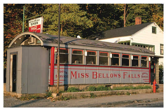 Postkarte „Miss Balg Falls Diner“