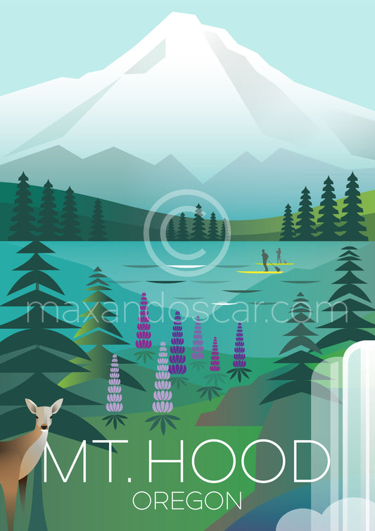 MOUNT HOOD POSTCARD