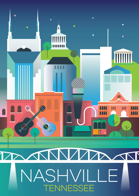 NASHVILLE POSTKARTE