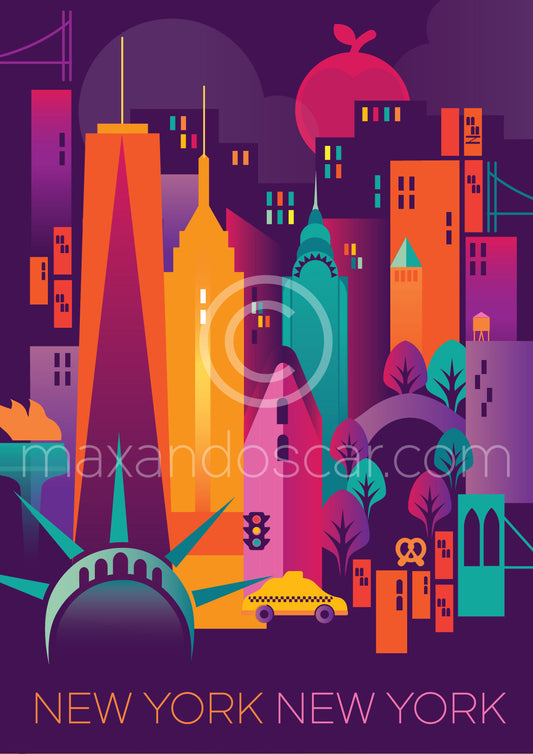LTP - New York City Postkarte