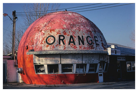 Orange Postal Card