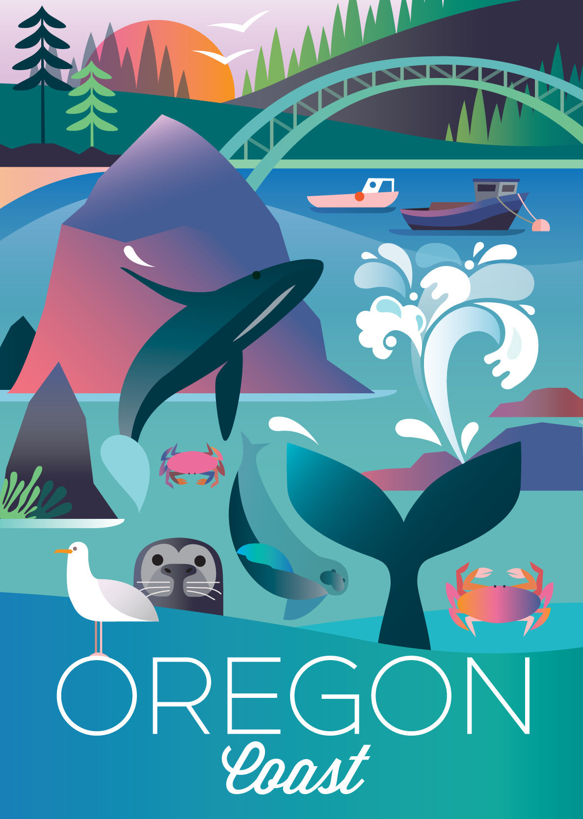 LTP - Oregon Coast Postcard