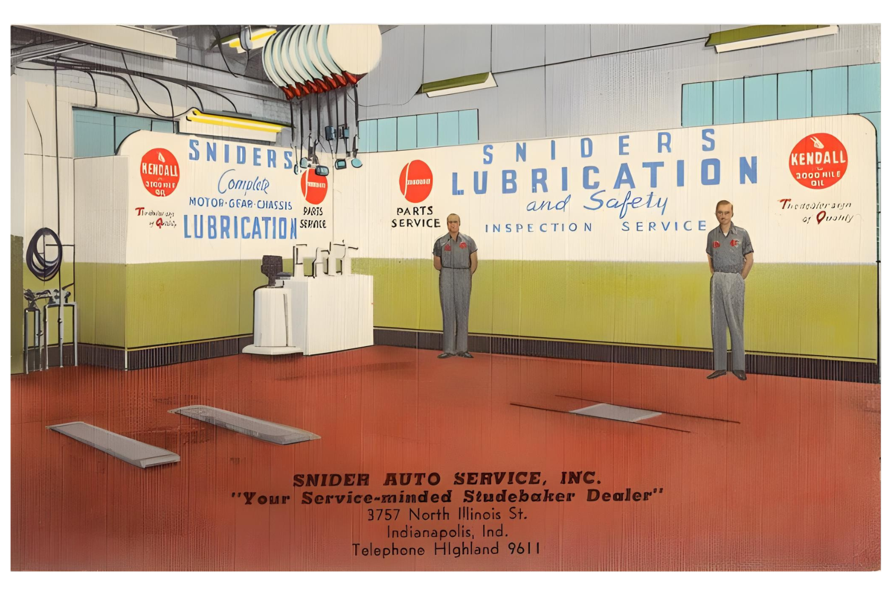 Sniders Lubrication Postal Card – Max & Oscar Postcards