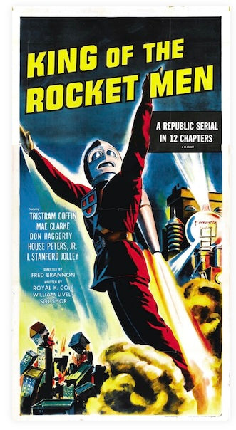King of the Rocket Men Postal Card