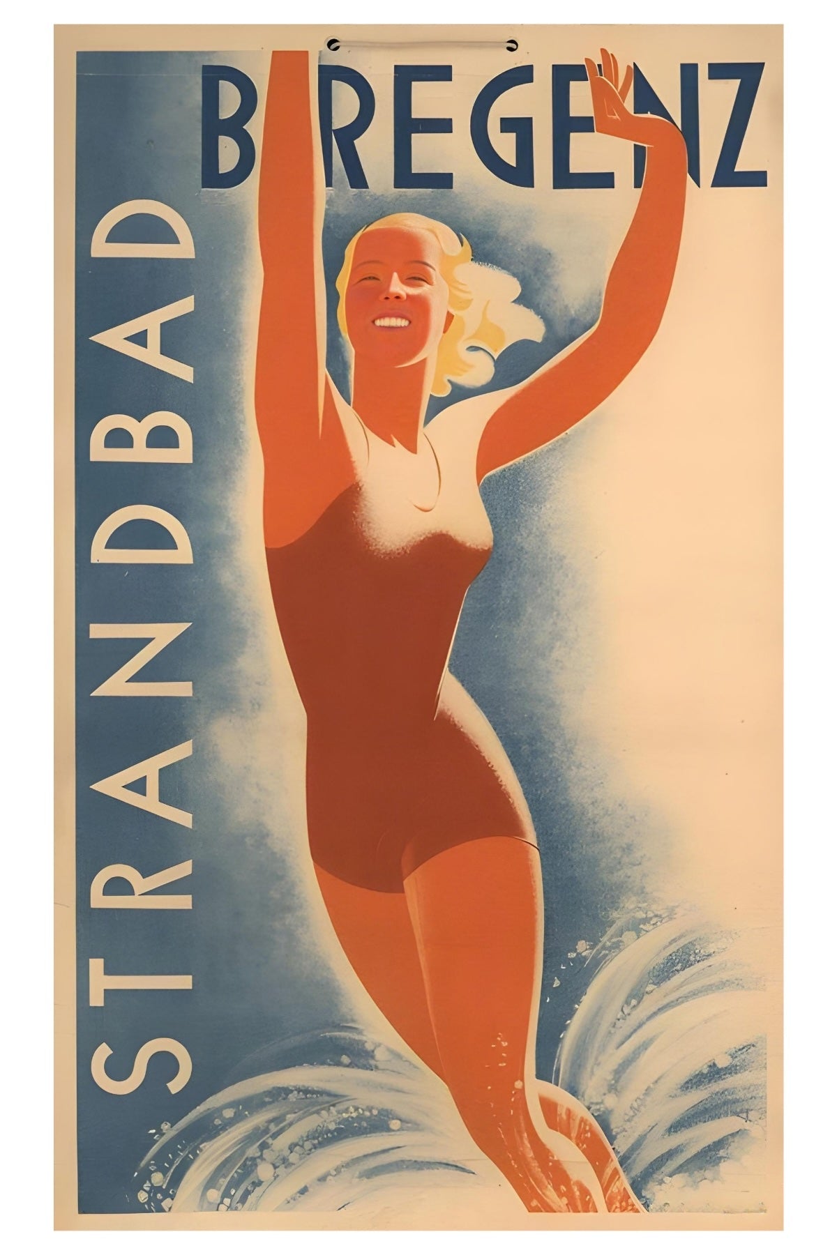 Strandbard Bregenz Postal Card
