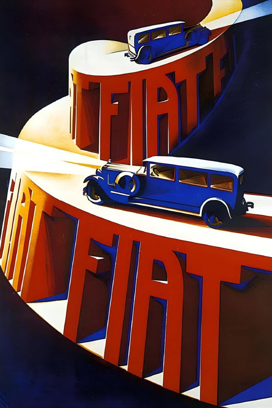 Fiat Postal Card