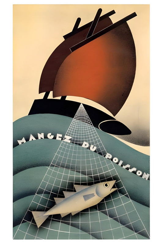 Mangez Du Poisson Postal Card