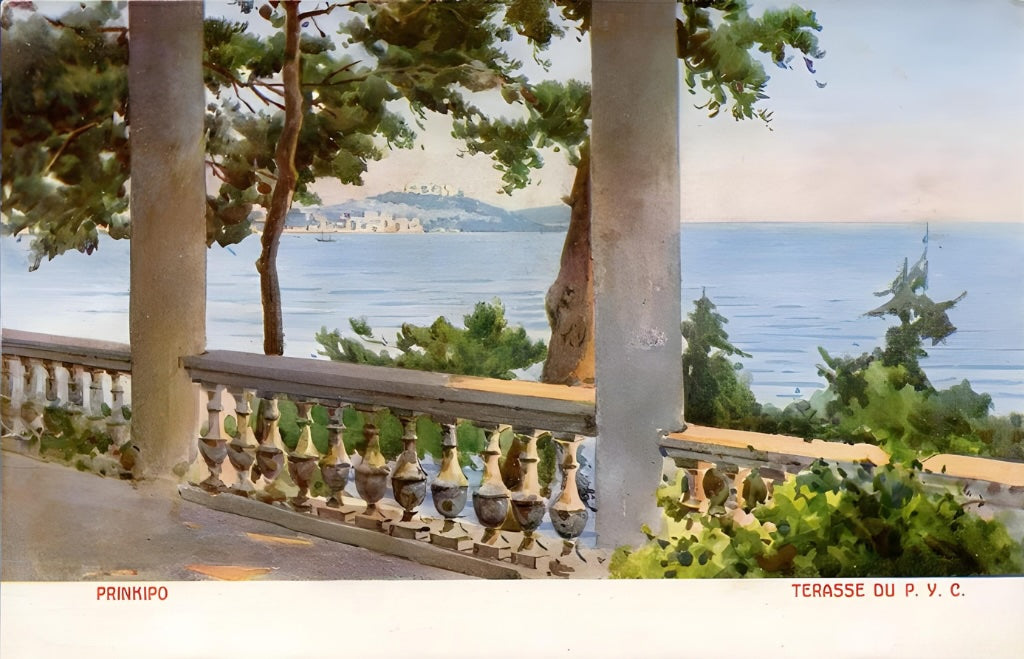 Prinkipo Terasse Postal Card