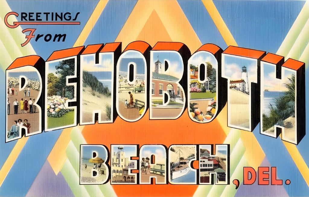 Greetings From Rehoboth Beach Postal Card
