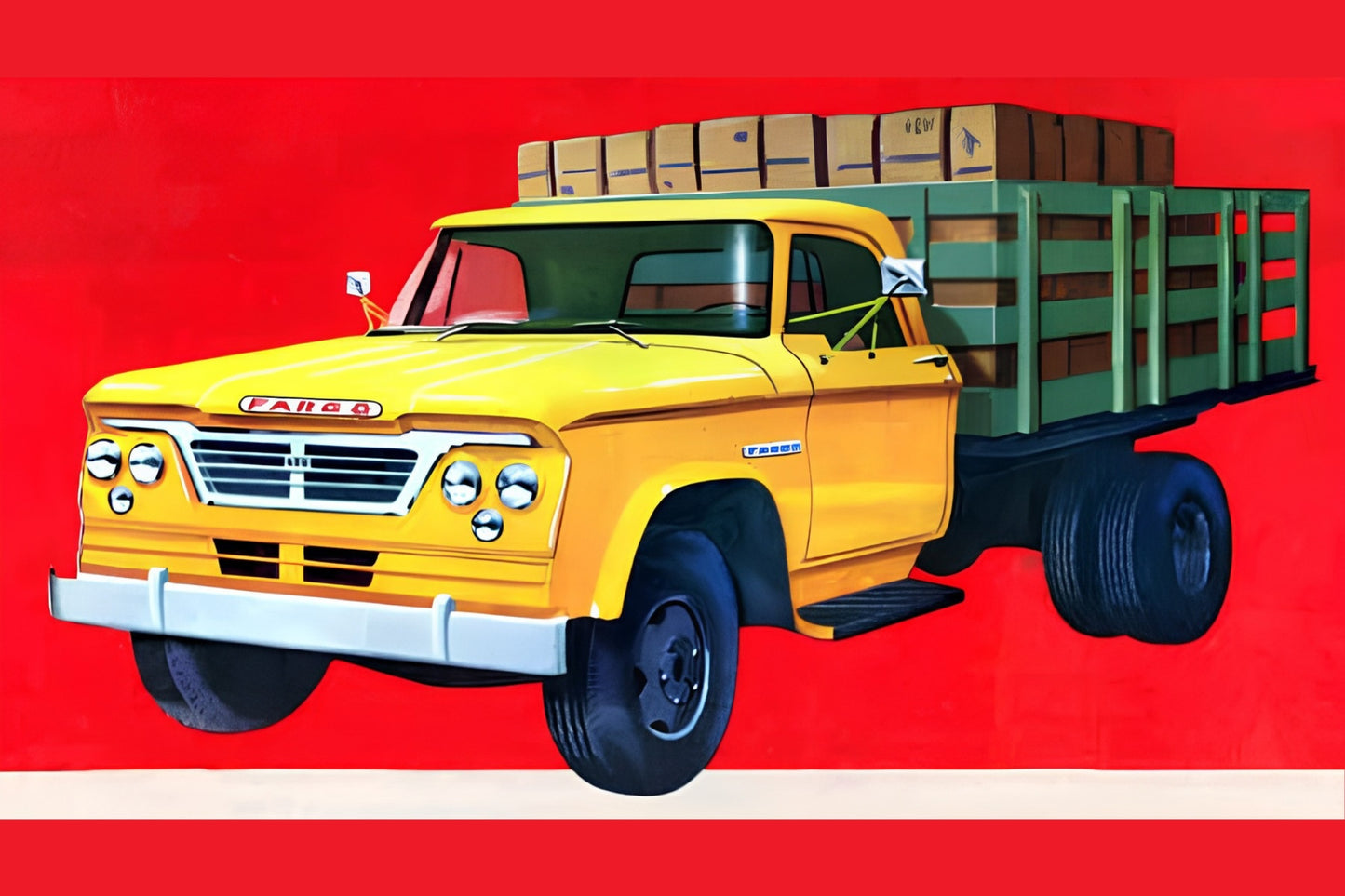 Fargo Truck Postal Card