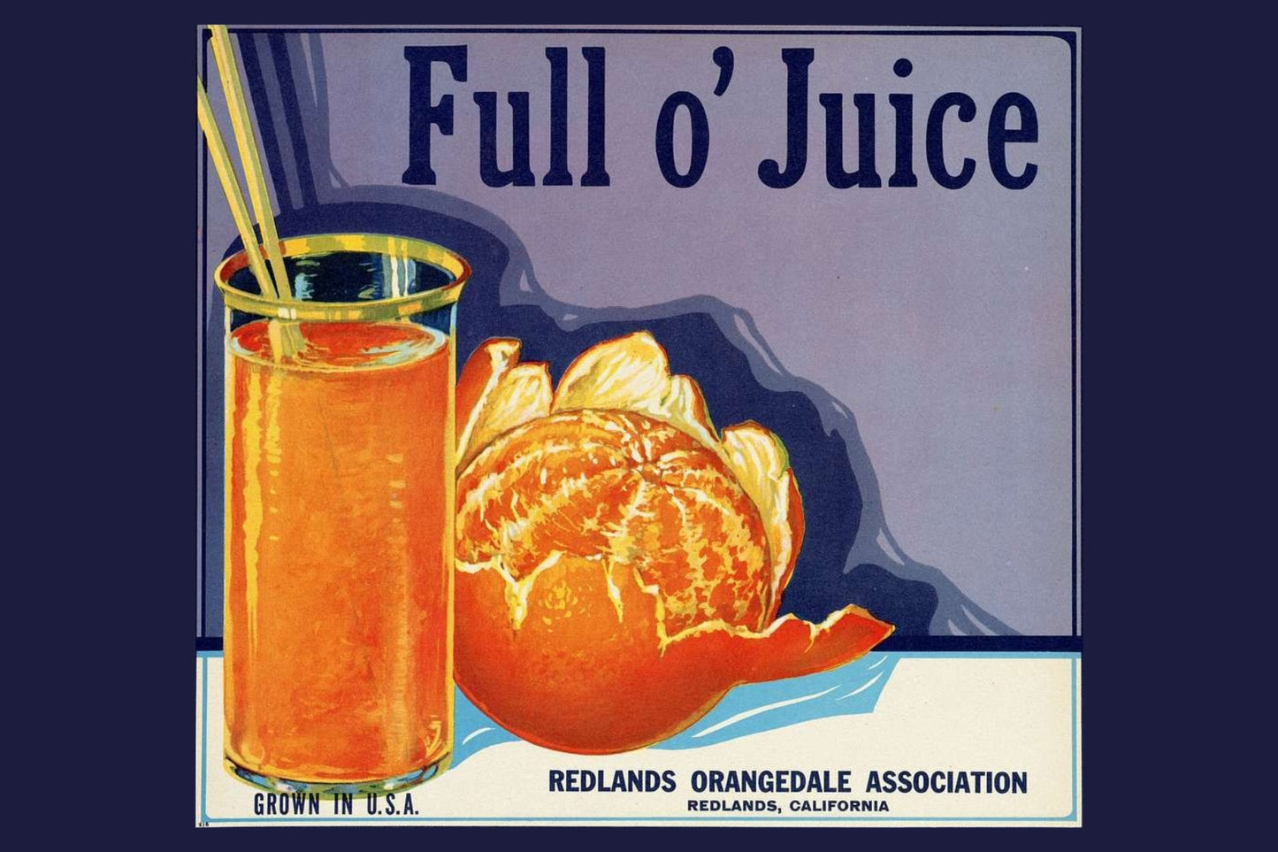 Full O' Juice Postal Card