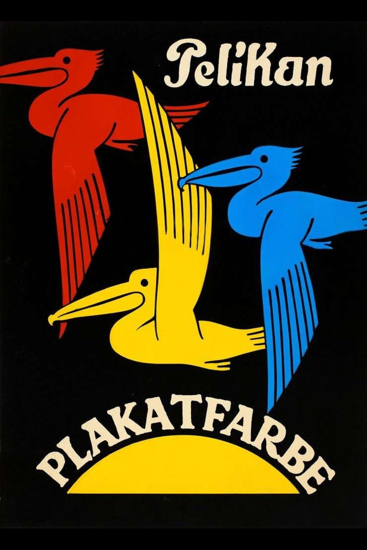 Pelikan Plakatfarbe Ink Postal Card