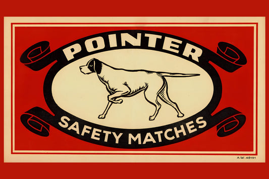 Pointer Safety Matches Postal Card