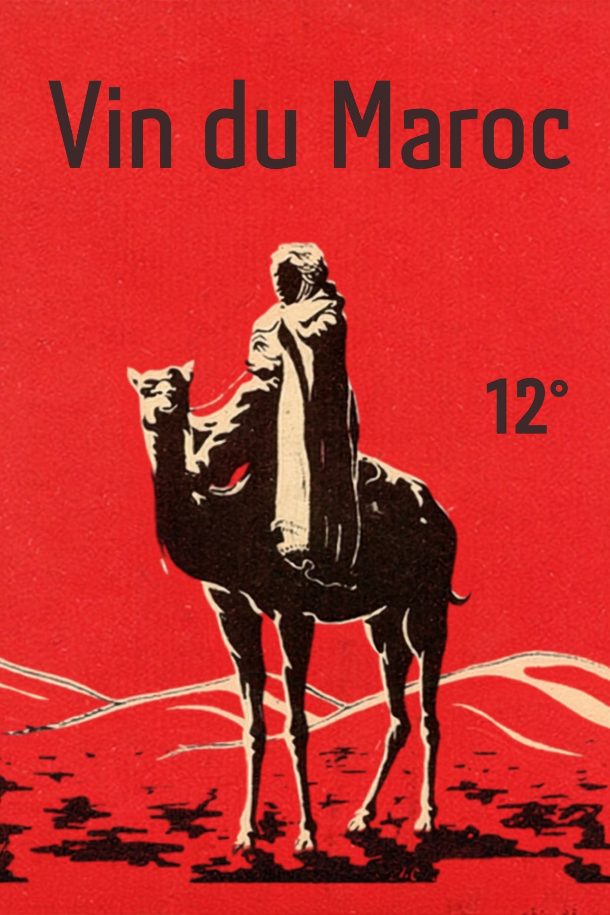 Vin Du Maroc Postal Card