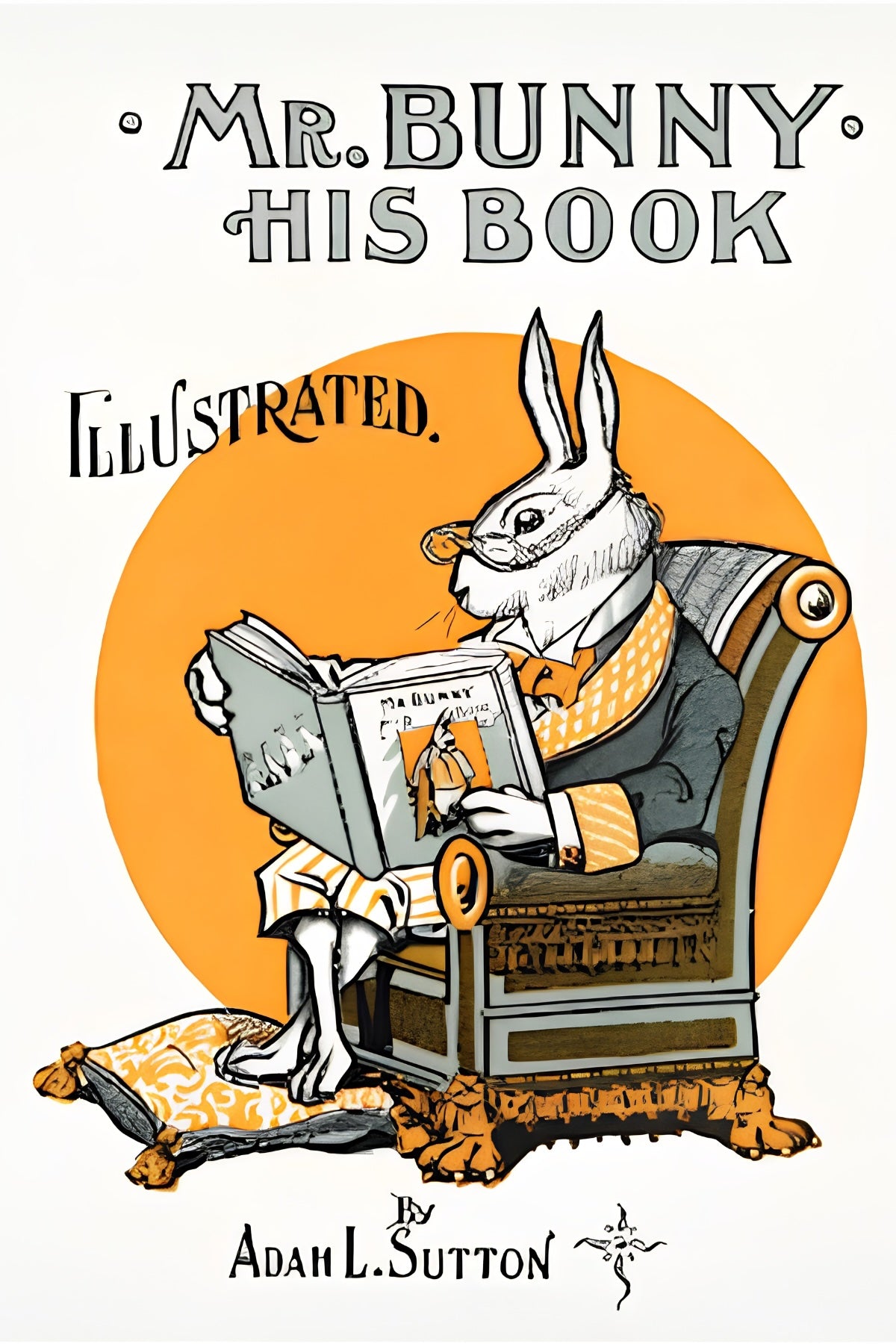 Mr. Bunny His Book Postal Card