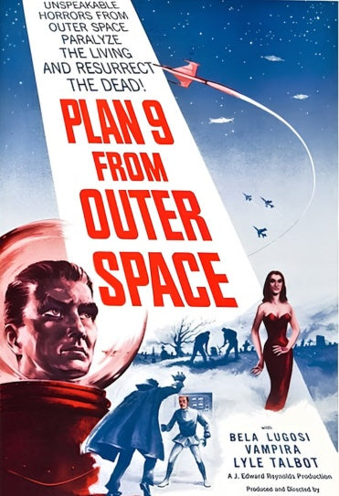 Plan 9 From Outer Space Postal Card