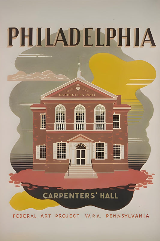Philadelphia WPA Postal Card