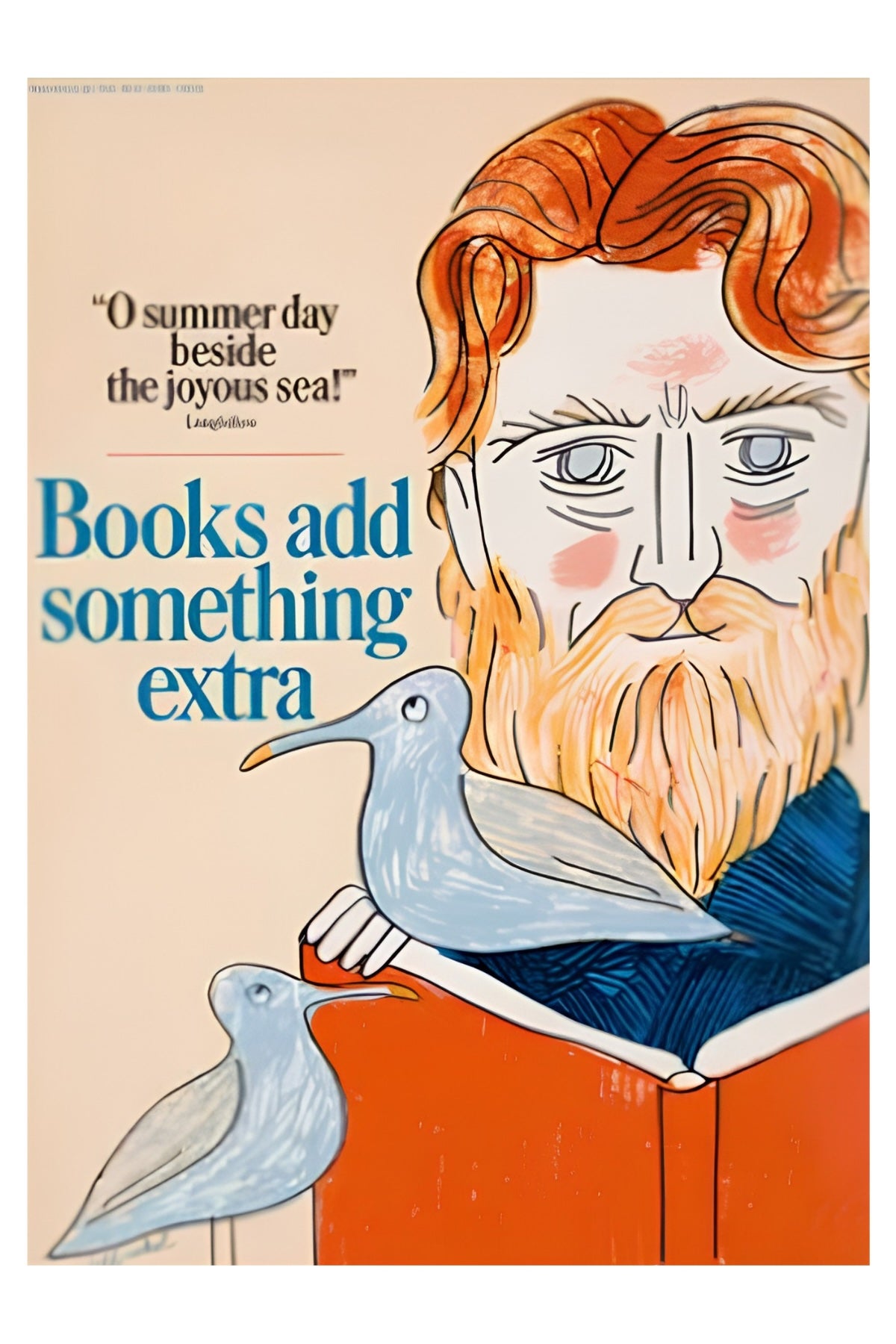 Books Add Something Extra Postal Card