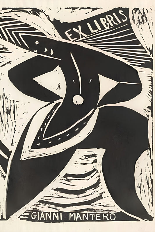 Ex Libris Postal Card