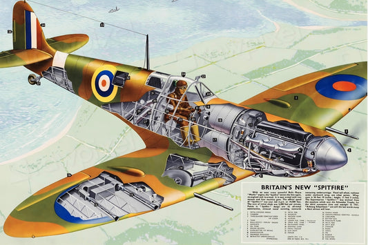 Spitfire Postal Card