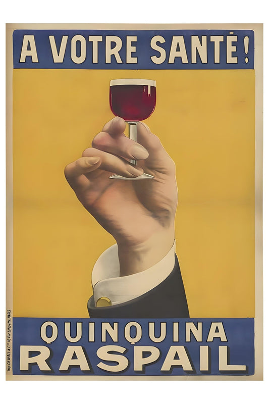 A Votre Sante! Postal Card