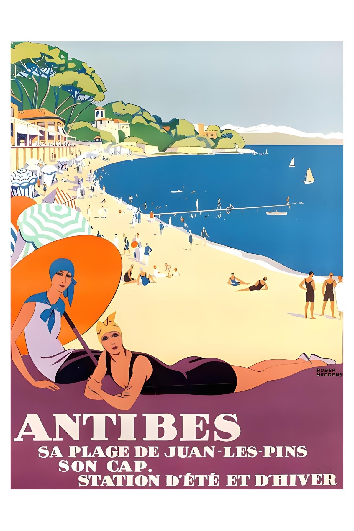 Antibes Postal Card